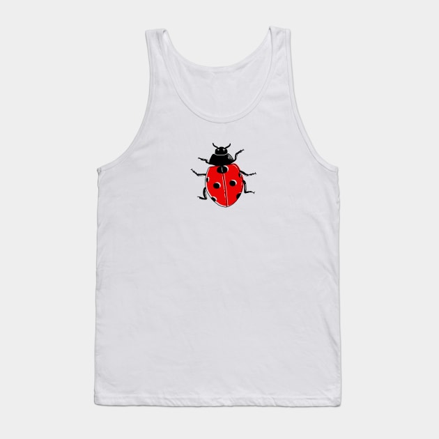 Ladybug Tank Top by OsFrontis